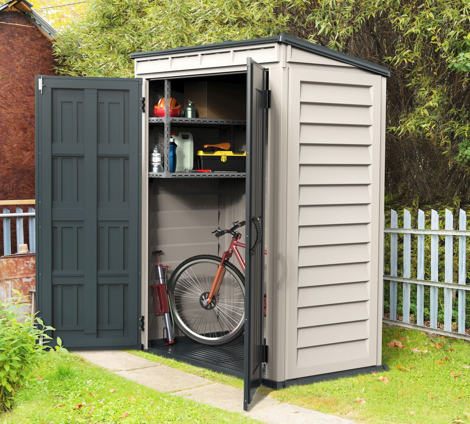 5x3 Yardmate Pent Vinyl Shed - CoolaLiving.ie - %image_id%