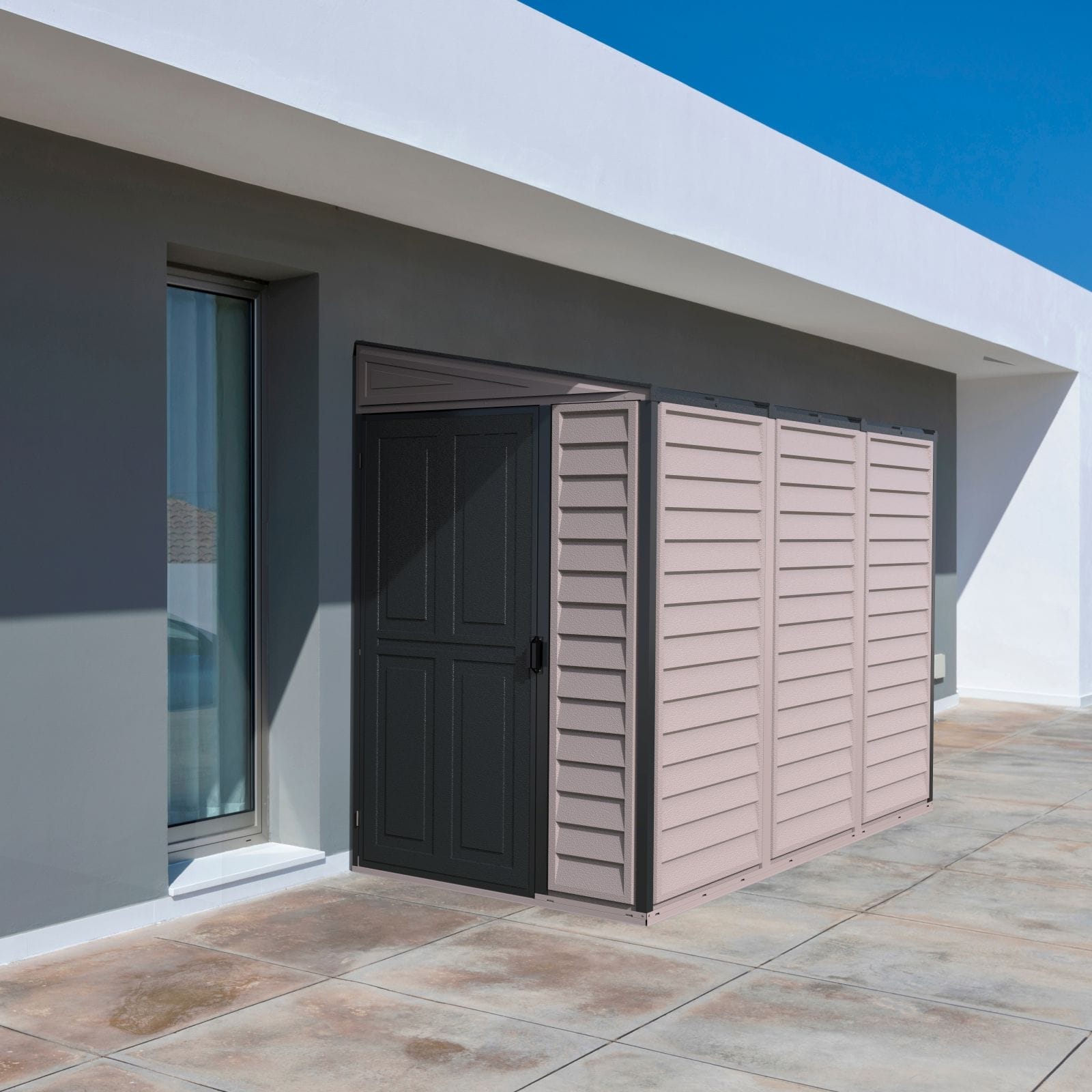 4x8 Sidemate Vinyl Pent Shed - CoolaLiving.ie - %image_id%
