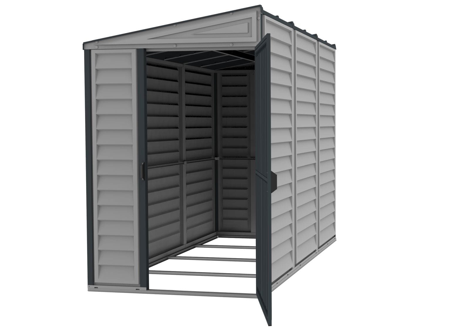 4x8 Sidemate Vinyl Pent Shed - CoolaLiving.ie - %image_id%