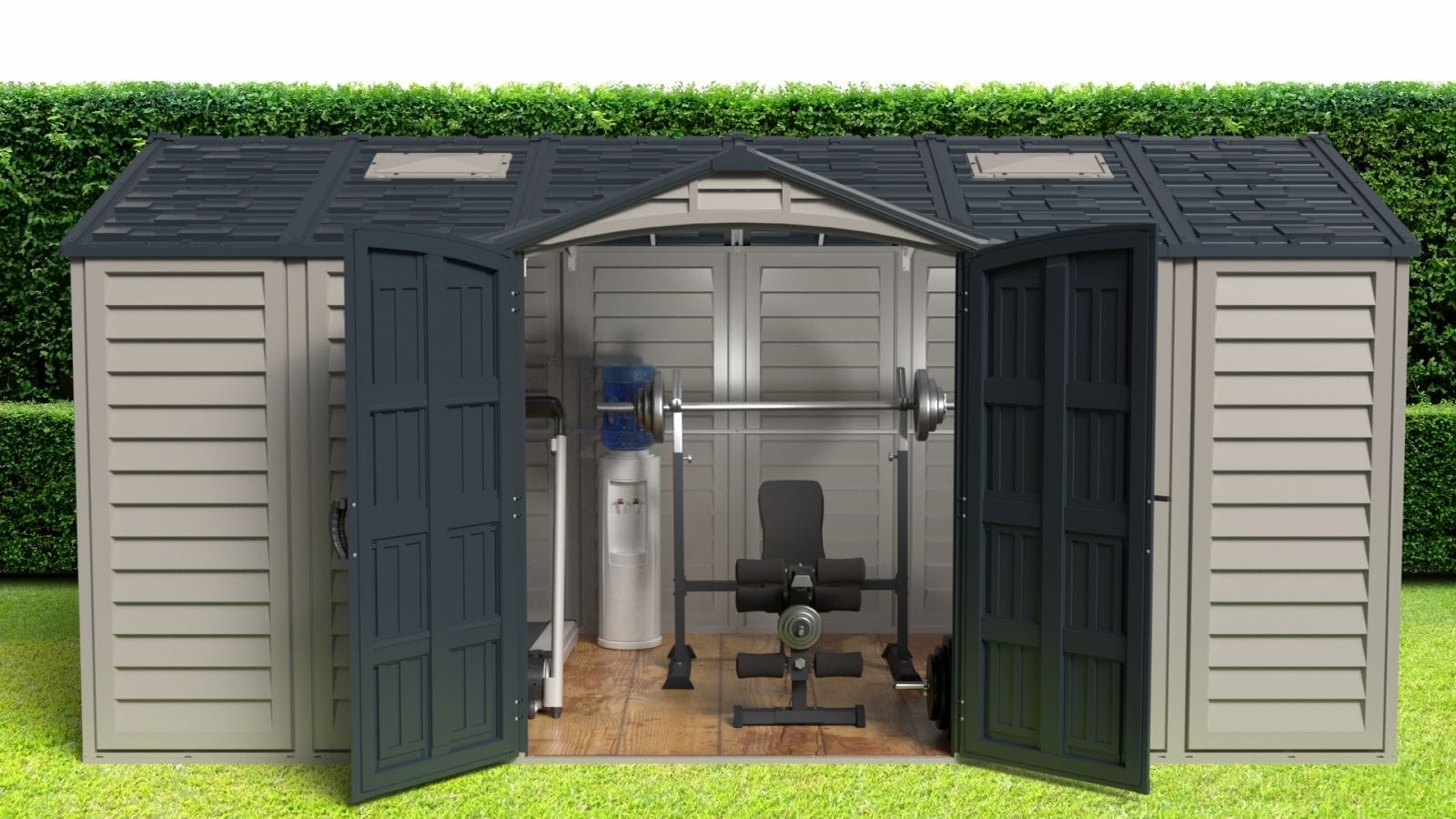 15x8 Apex Pro Plus Vinyl Shed - CoolaLiving.ie - %image_id%
