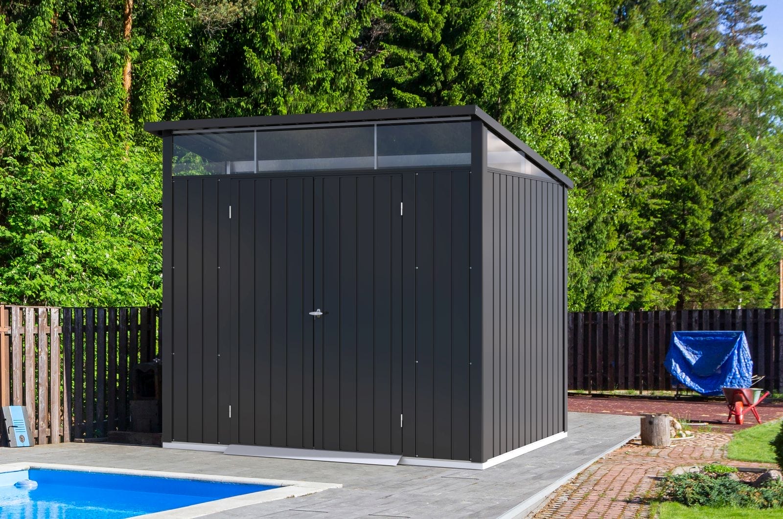 8x6 Palladium Steel Shed - CoolaLiving.ie - %image_id%