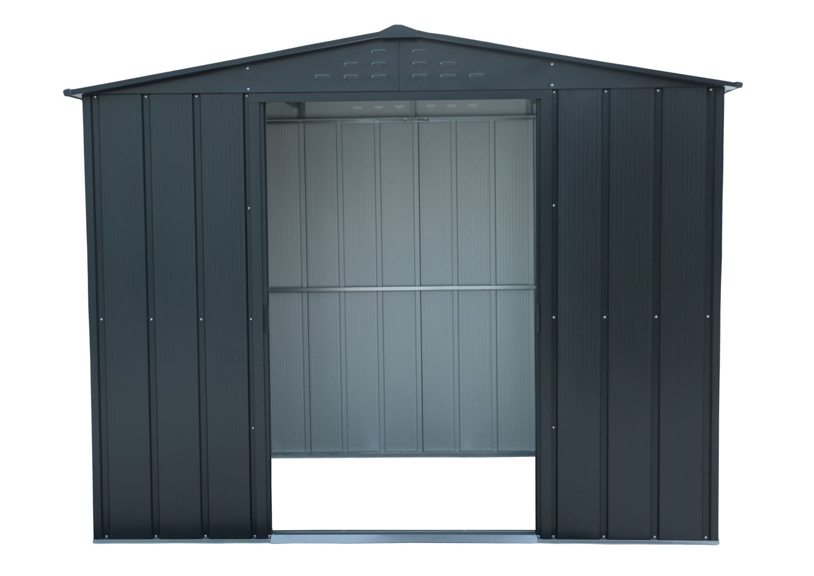 8×6 Duramax TOP Titan Metal Shed – Anthracite: - CoolaLiving.ie - %image_id%