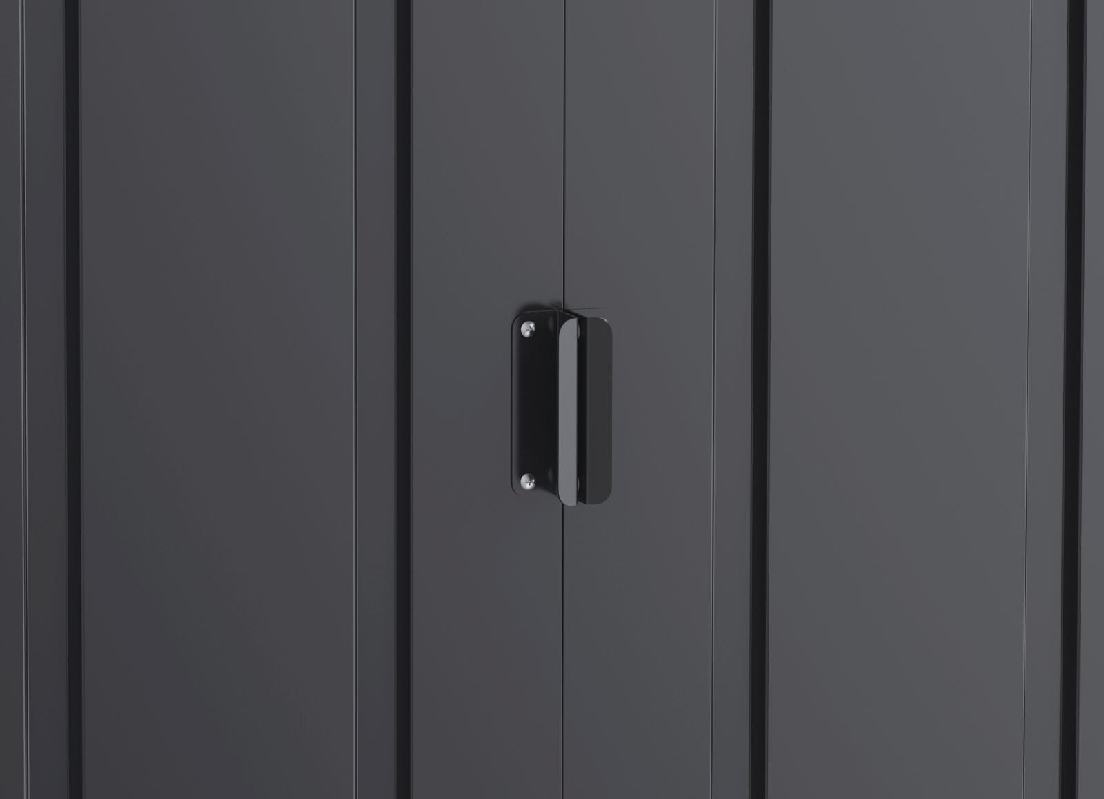 6x4 TOP Steel Shed Grey - CoolaLiving.ie - %image_id%