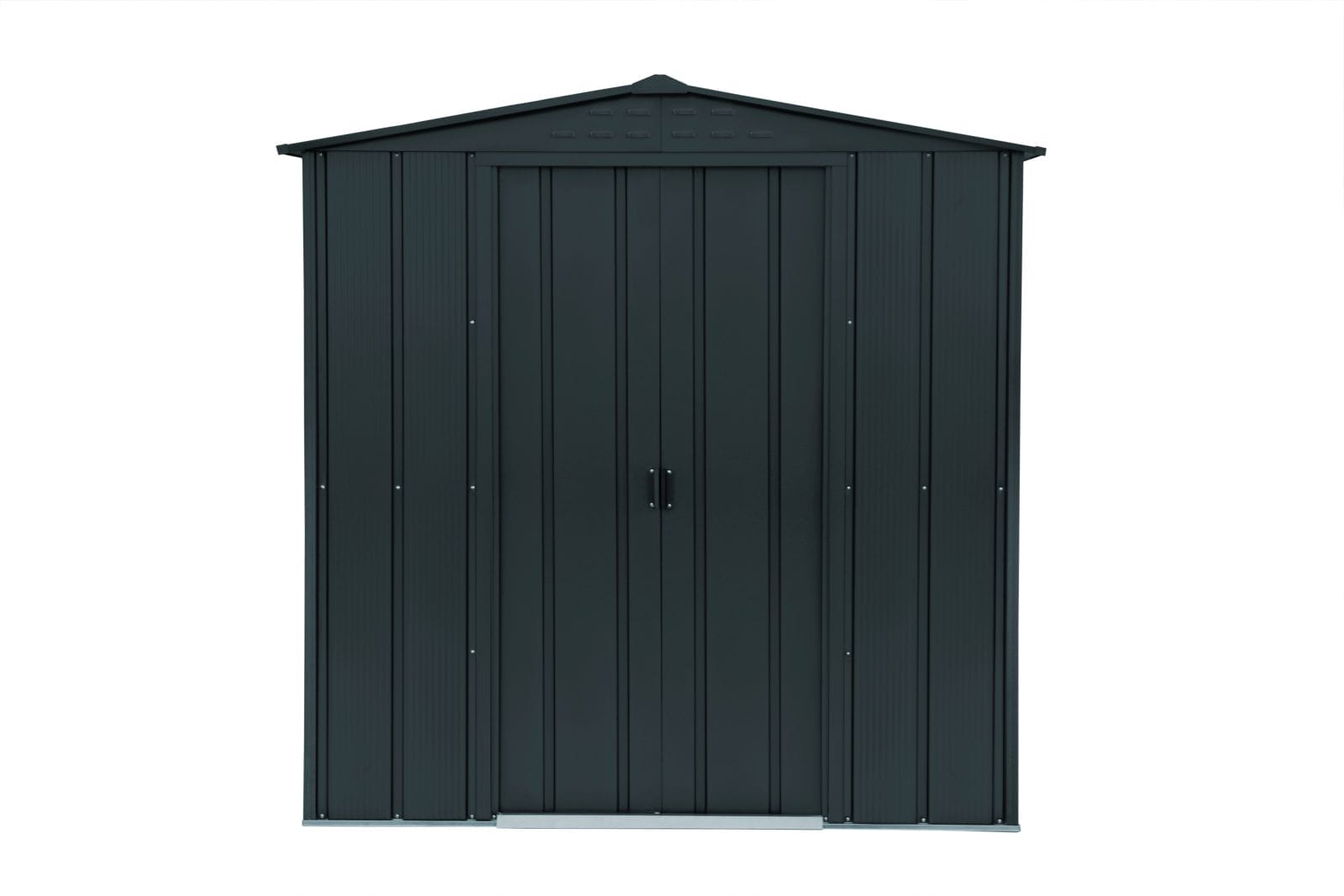 6x4 TOP Steel Shed Grey - CoolaLiving.ie - %image_id%