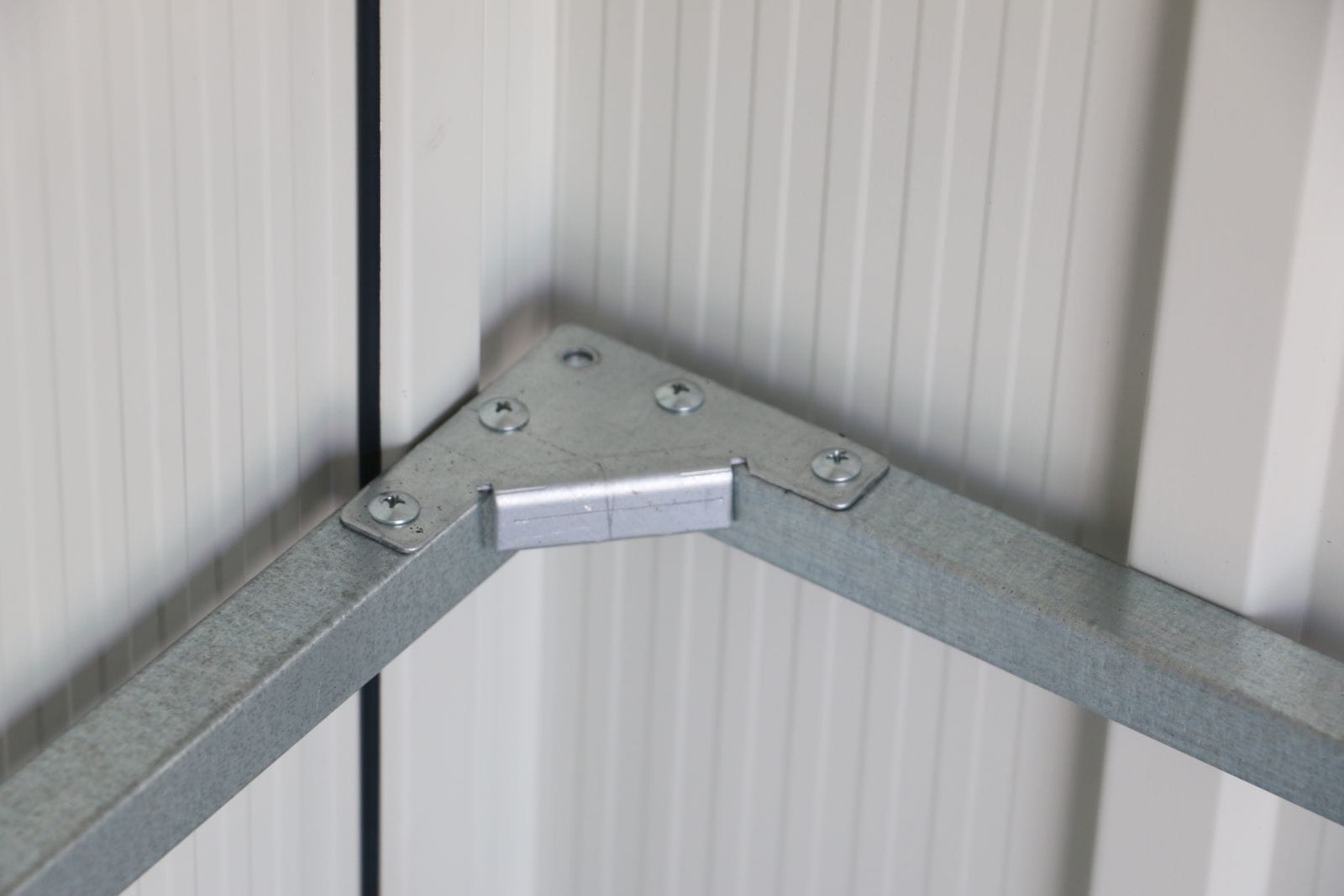 6x4 TOP Steel Shed Grey - CoolaLiving.ie - %image_id%