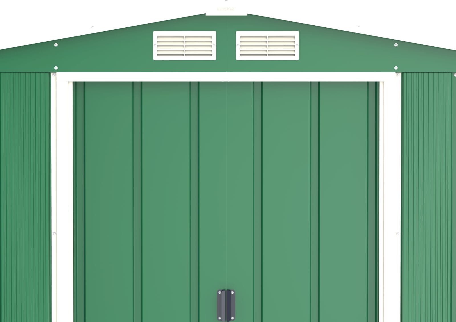 8x8 ECO Steel Shed Green - CoolaLiving.ie - %image_id%