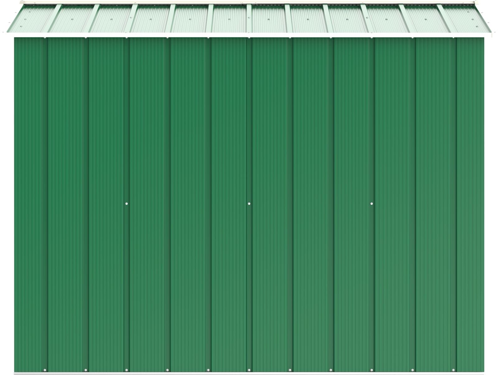 8x8 ECO Steel Shed Green - CoolaLiving.ie - %image_id%