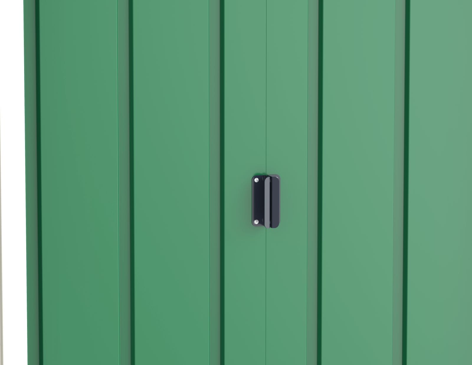 8x8 ECO Steel Shed Green - CoolaLiving.ie - %image_id%