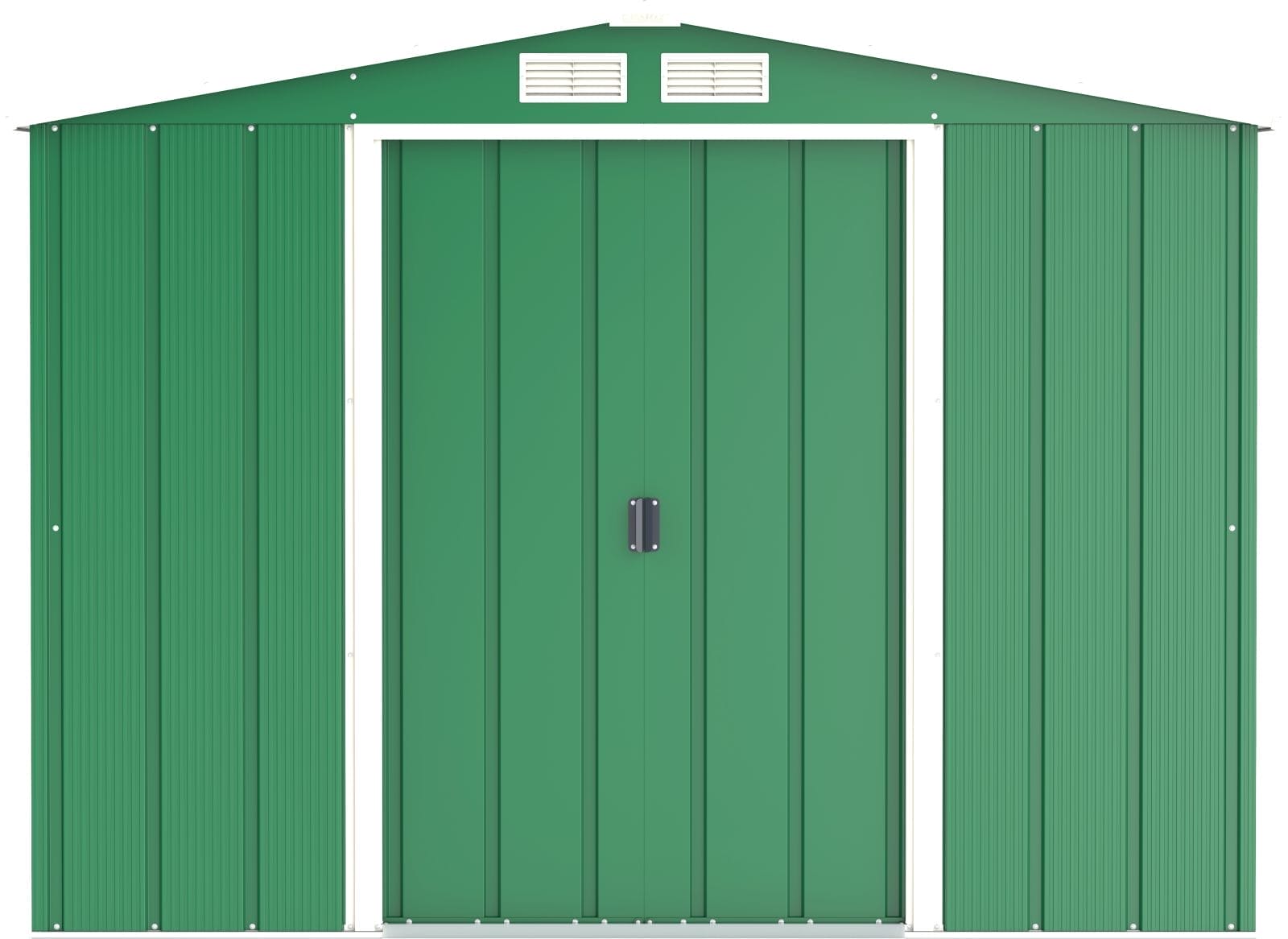 8x8 ECO Steel Shed Green - CoolaLiving.ie - %image_id%