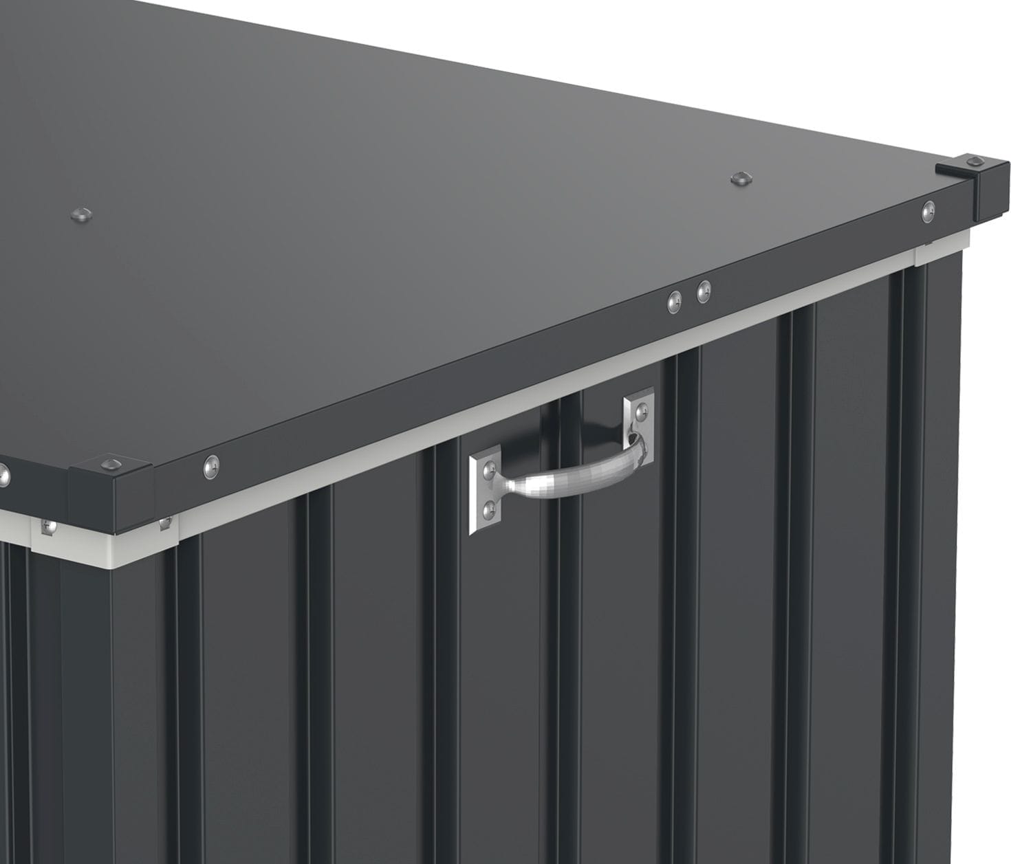 770L Metal Patio Cushion Storage Box - CoolaLiving.ie - %image_id%