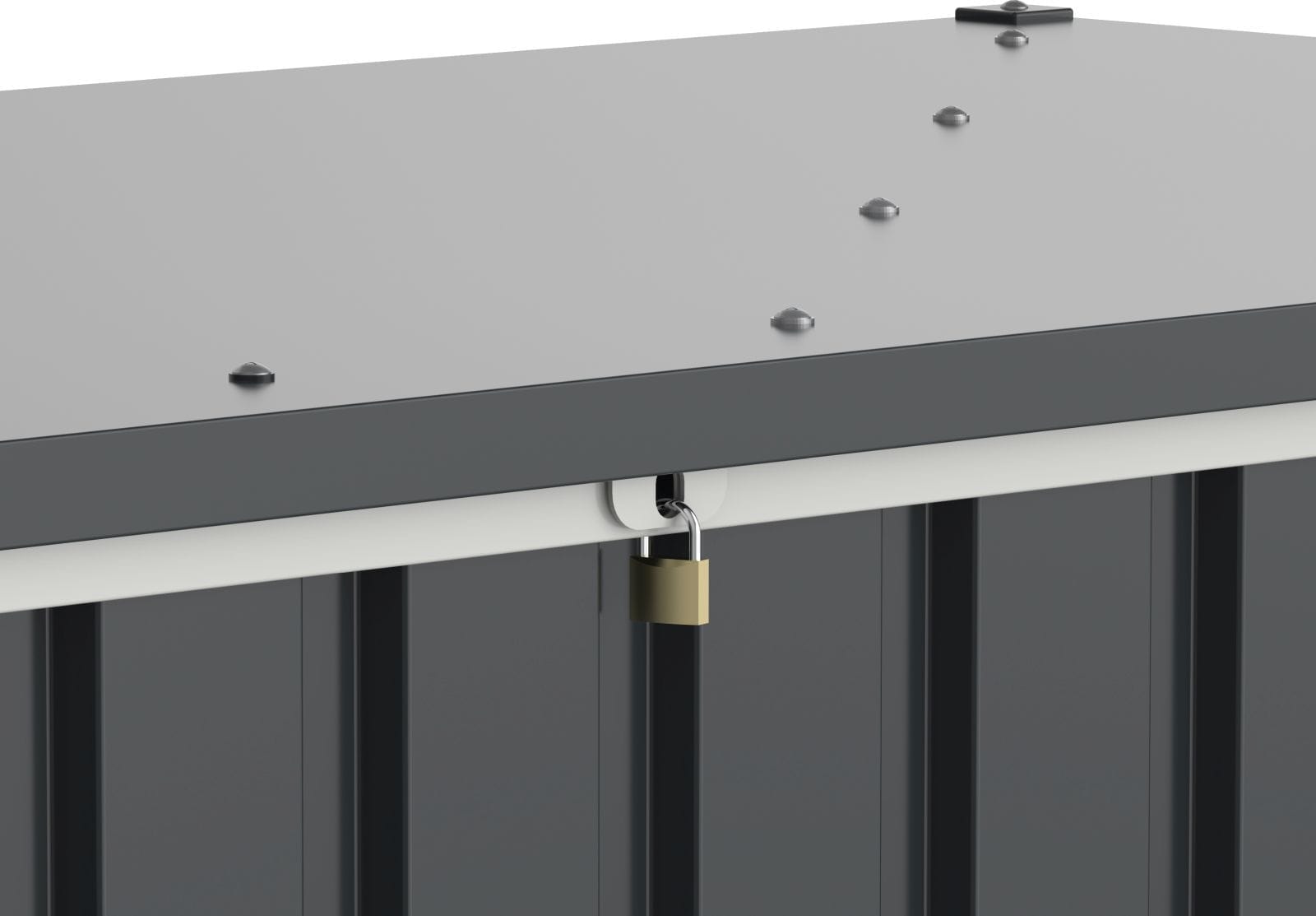 770L Metal Patio Cushion Storage Box - CoolaLiving.ie - %image_id%