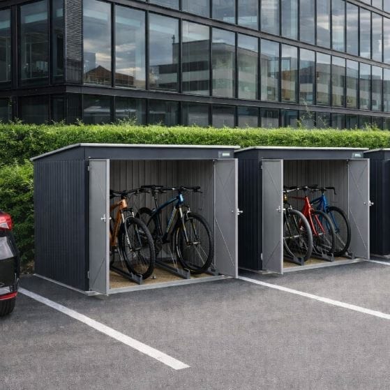 6x6 metal bike shed - CoolaLiving.ie - %image_id%