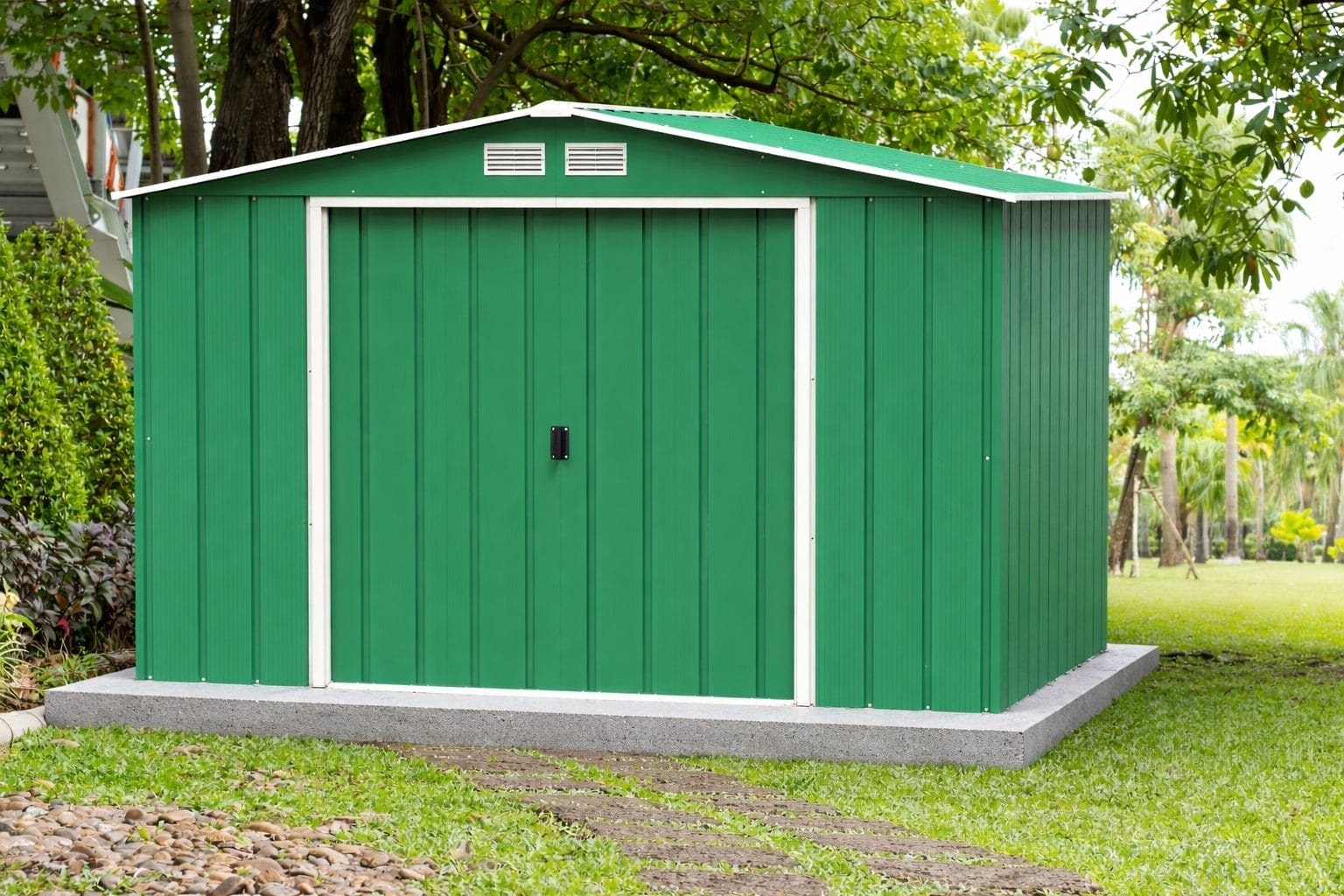 10x8 ECO Steel Shed - CoolaLiving.ie - %image_id%