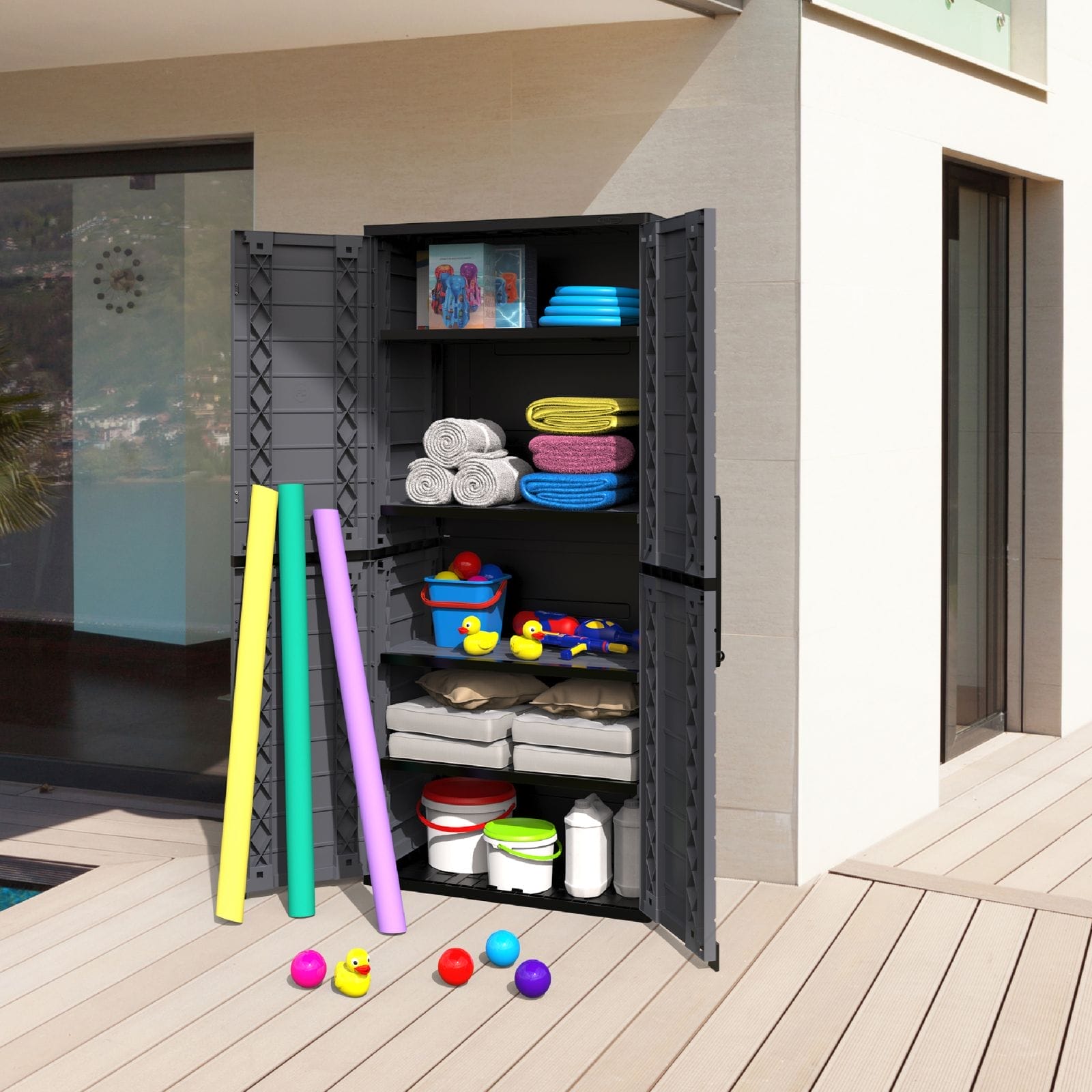 Duramax Tall Vertical Storage Cabinet - CoolaLiving.ie - %image_id%