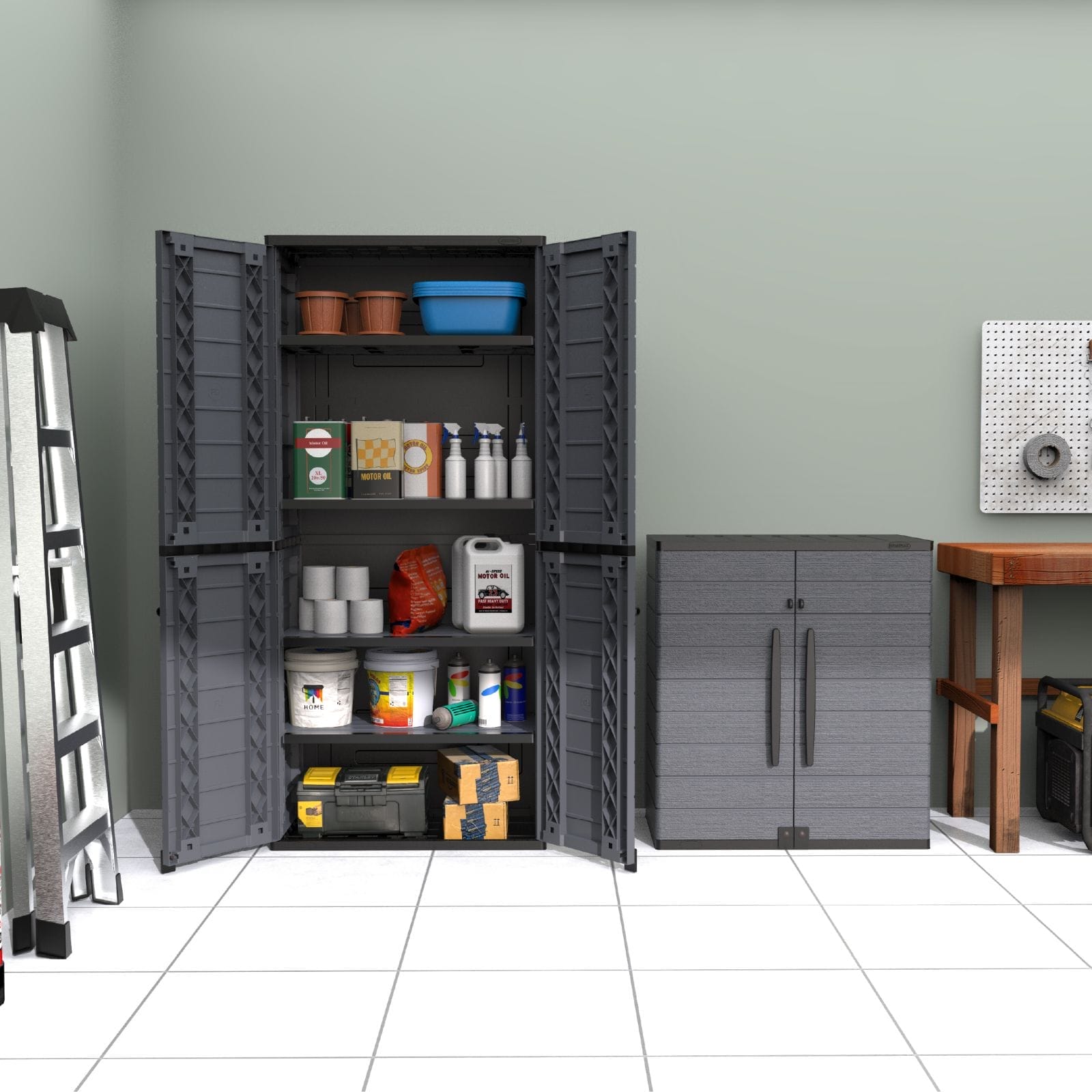 Duramax Tall Vertical Storage Cabinet - CoolaLiving.ie - %image_id%