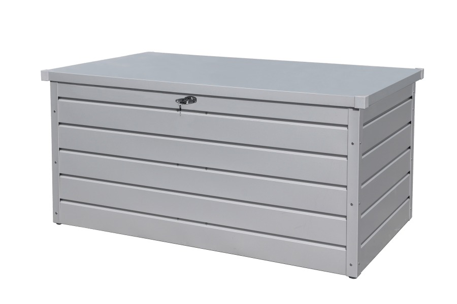 8x6 Palladium Steel Shed Silver - CoolaLiving.ie - %image_id%