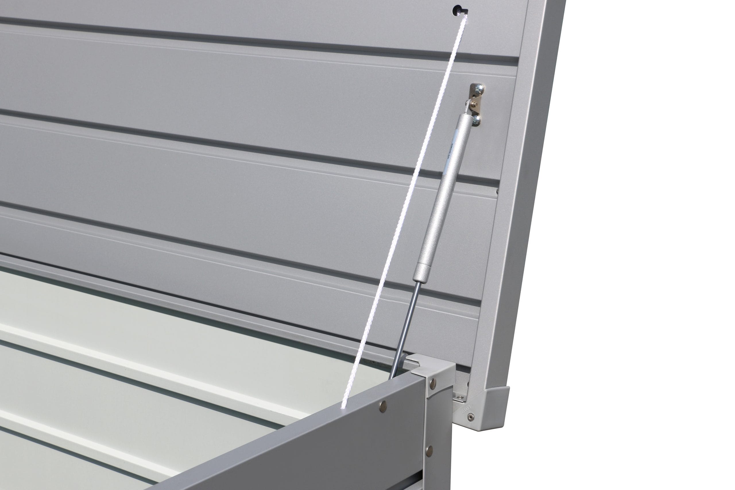 8x6 Palladium Steel Shed Silver - CoolaLiving.ie - %image_id%