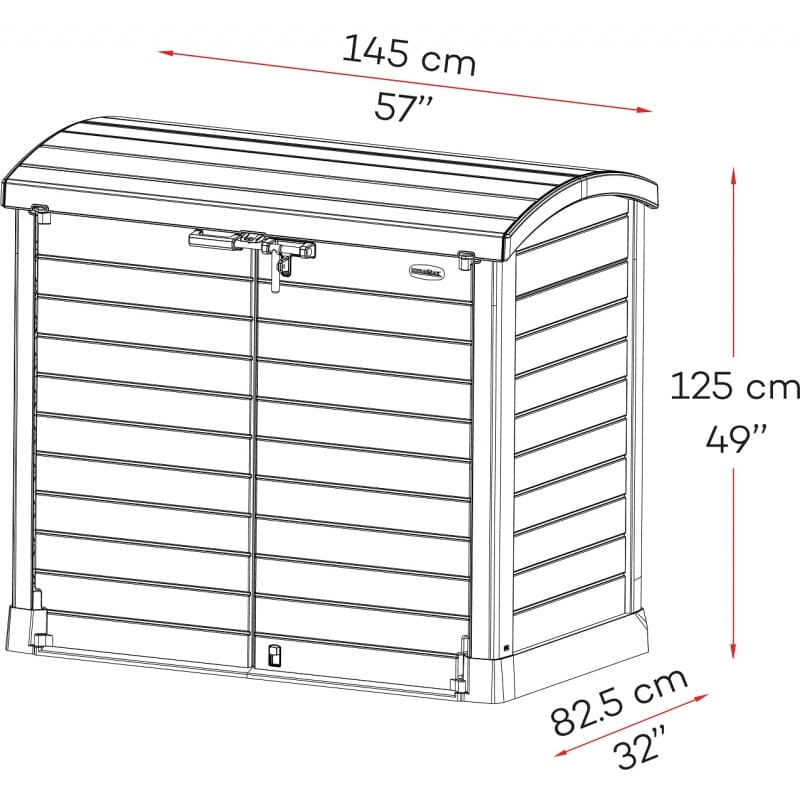 Storeaway 1200Lt Large Patio Box - CoolaLiving.ie - %image_id%