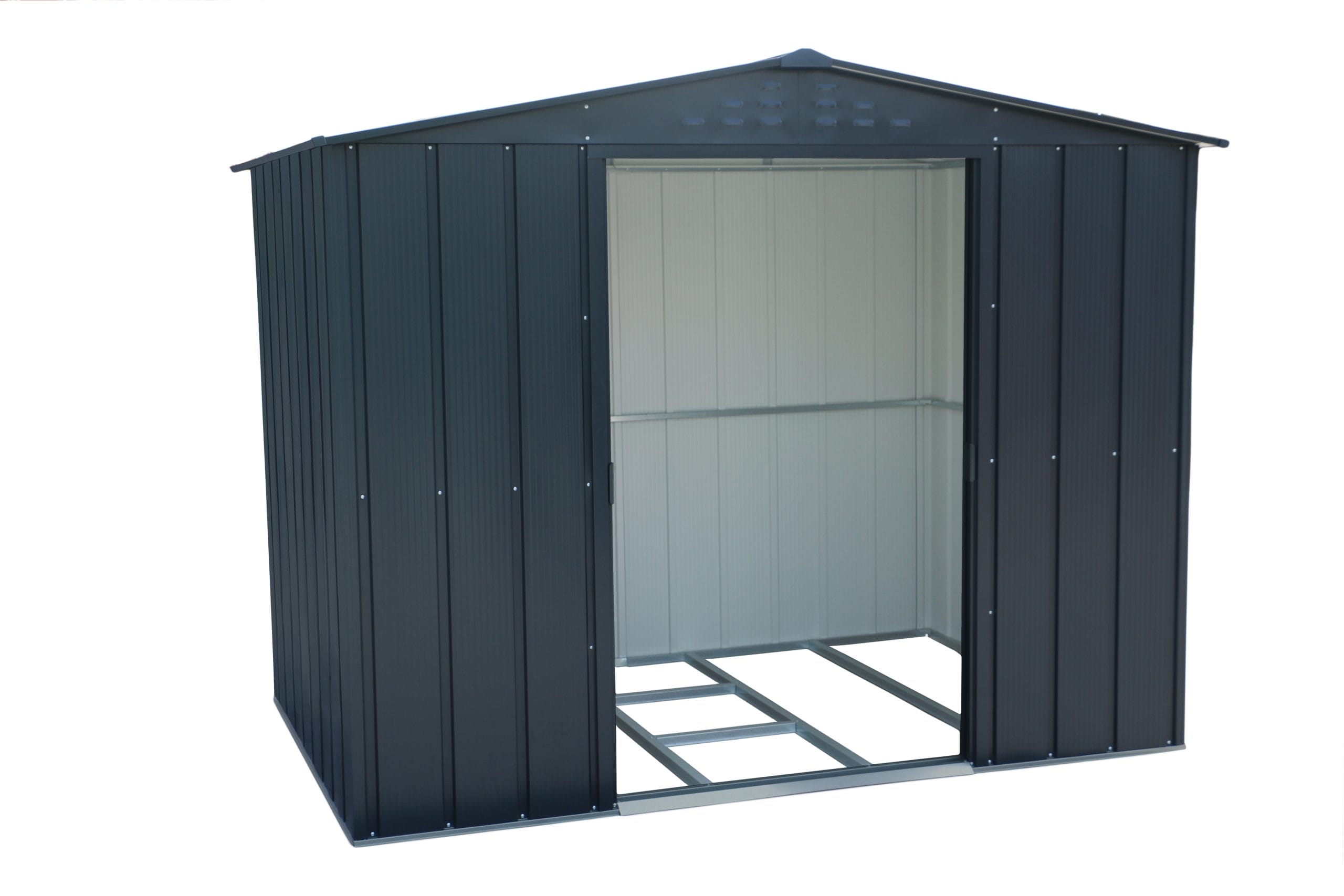 8×6 Duramax TOP Titan Metal Shed – Anthracite: - CoolaLiving.ie - %image_id%