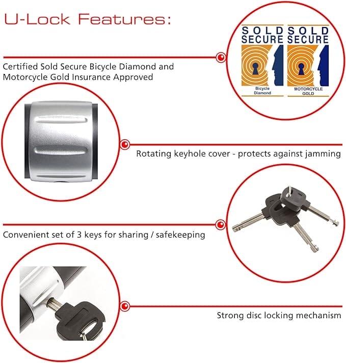 Bike lock and ground anchor kit - CoolaLiving.ie - %image_id%
