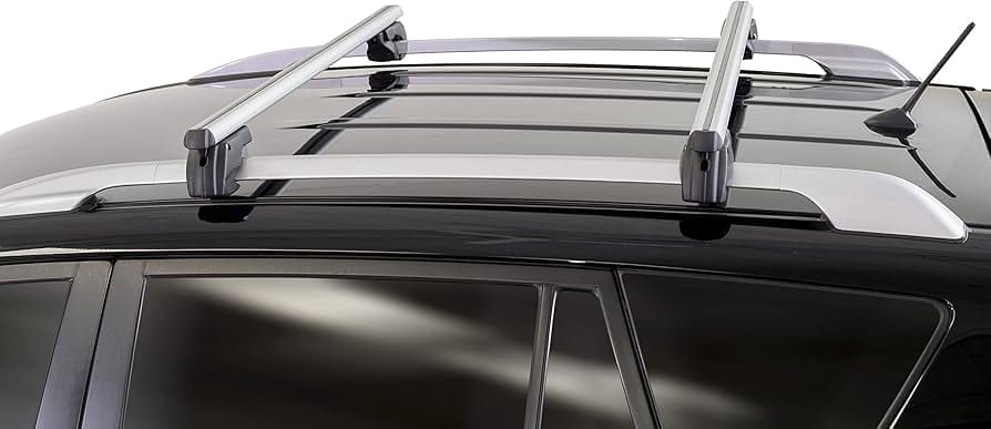Raised Rails Roof Bars Sherman Xl Silver. Pair. - CoolaLiving.ie - %image_id%