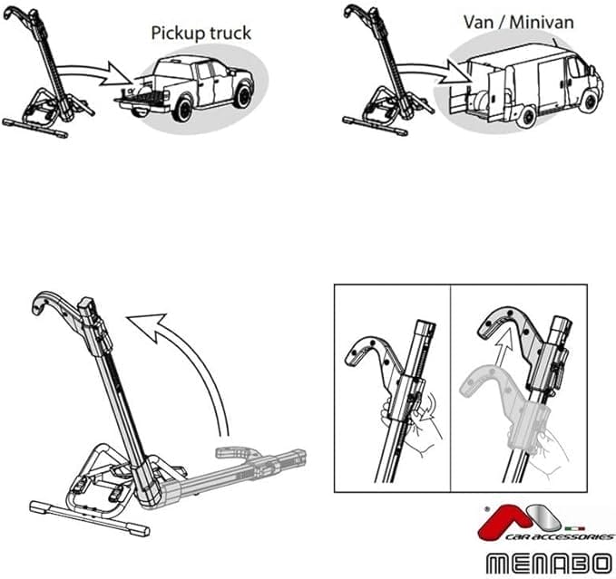 Menabo Snorkel TBR bike carrier - CoolaLiving.ie - %image_id%