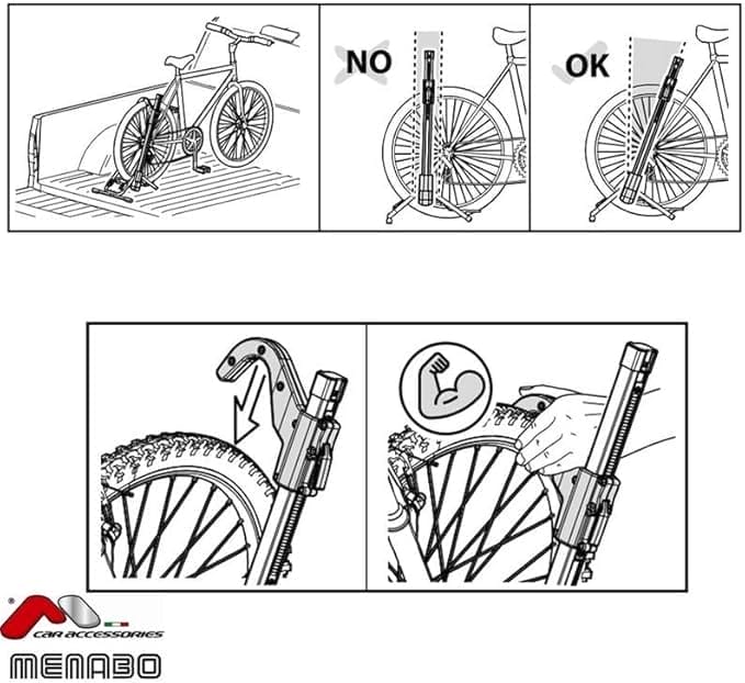 Menabo Snorkel TBR bike carrier - CoolaLiving.ie - %image_id%