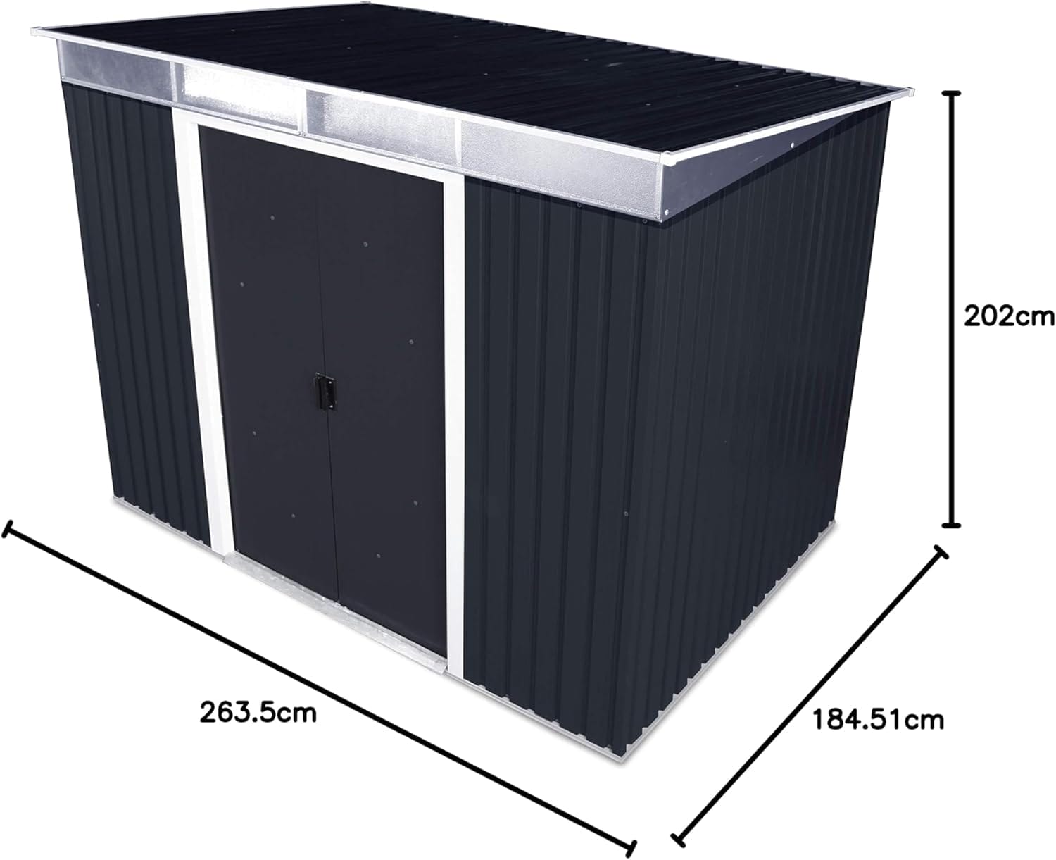Duramax 8x6 Metal Shed - CoolaLiving.ie - %image_id%