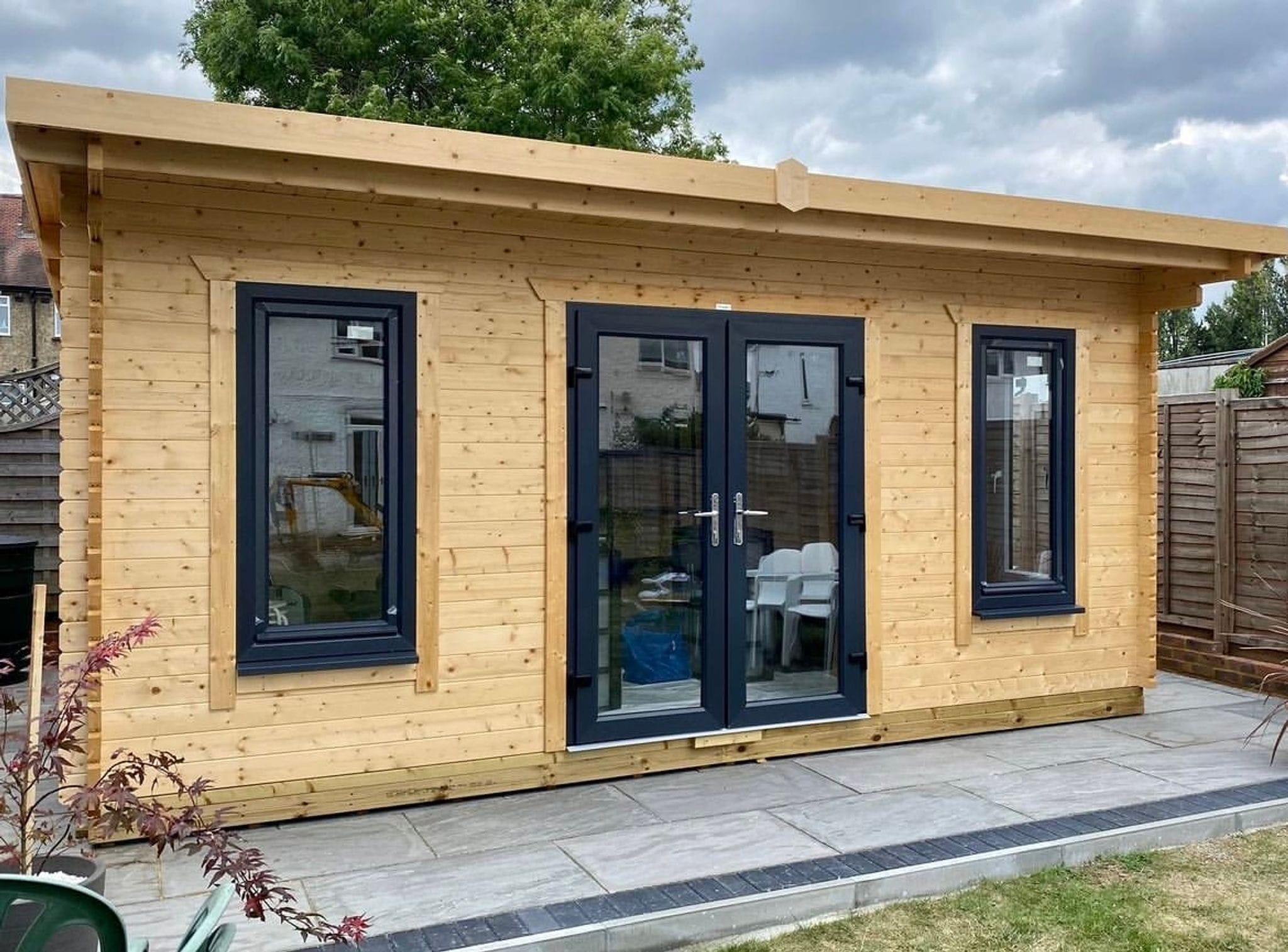 Coola 20X10 Timber Pent Log Cabin 44mm - CoolaLiving.ie - %image_id%