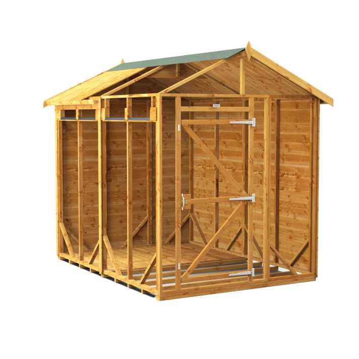 8x6 Security Timber Apex Shed - CoolaLiving.ie - %image_id%