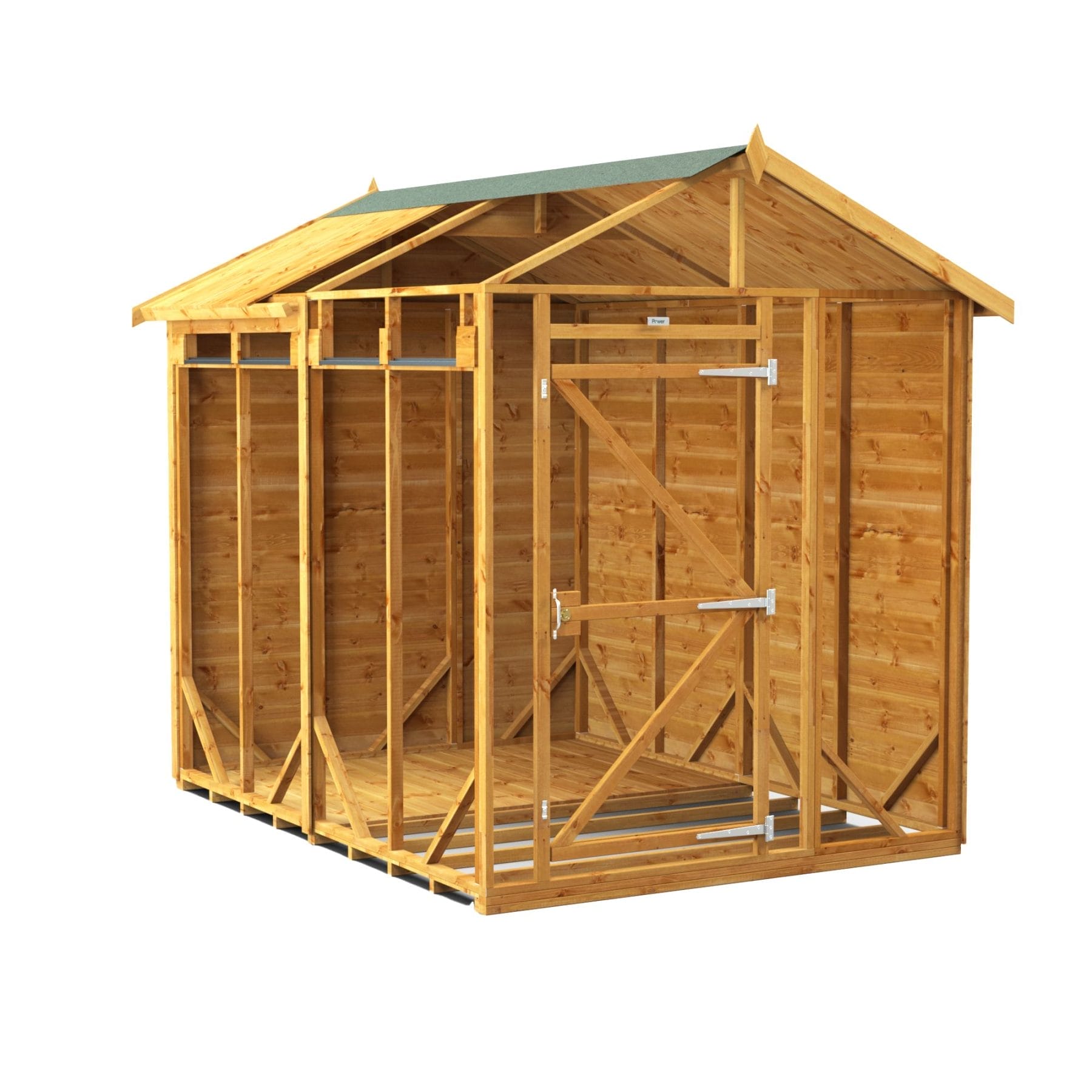 8x6 Security Timber Apex Shed - CoolaLiving.ie - %image_id%