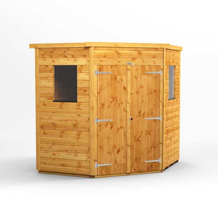 6X6 Deluxe Corner Timber Shed - CoolaLiving.ie - %image_id%