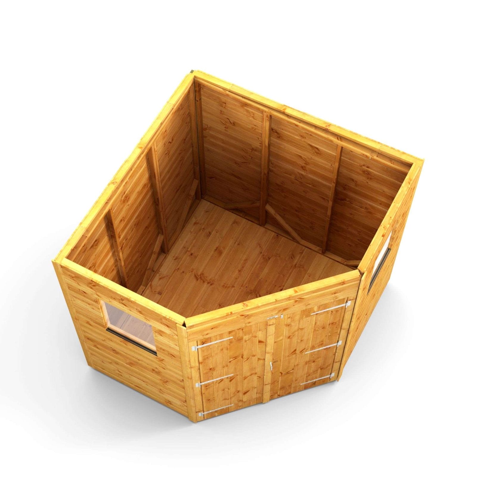 6x6 corner timber garden shed - CoolaLiving.ie - %image_id%