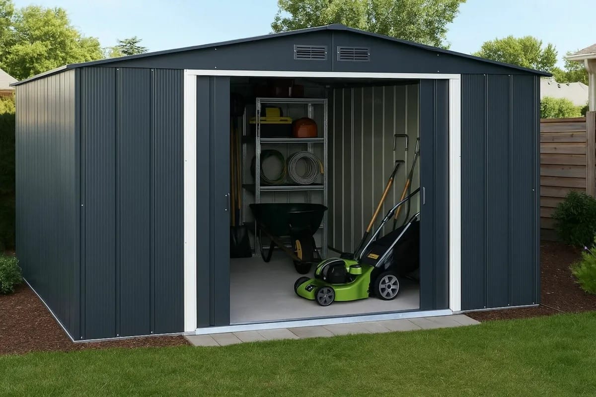 ECO 10x12 Metal Garden Shed - CoolaLiving.ie - %image_id%