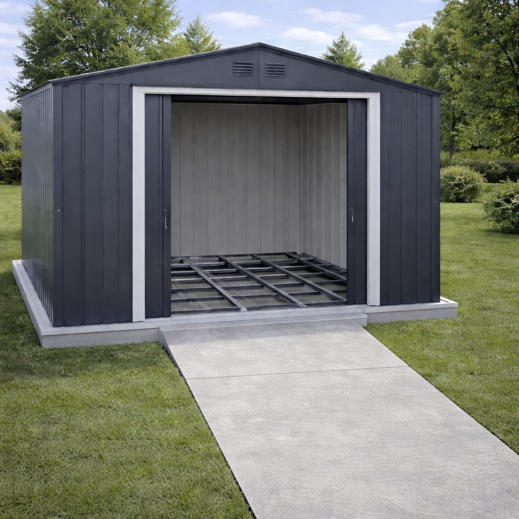 ECO 10x12 Metal Garden Shed - CoolaLiving.ie - %image_id%