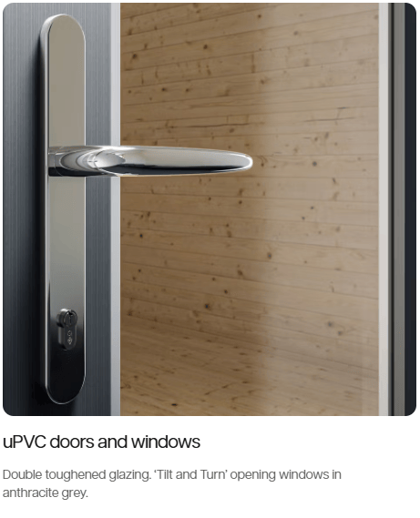 20×18 44mm Pent Log Cabin - CoolaLiving.ie - %image_id%