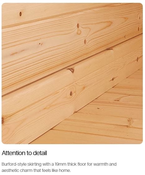 20×18 44mm Pent Log Cabin - CoolaLiving.ie - %image_id%