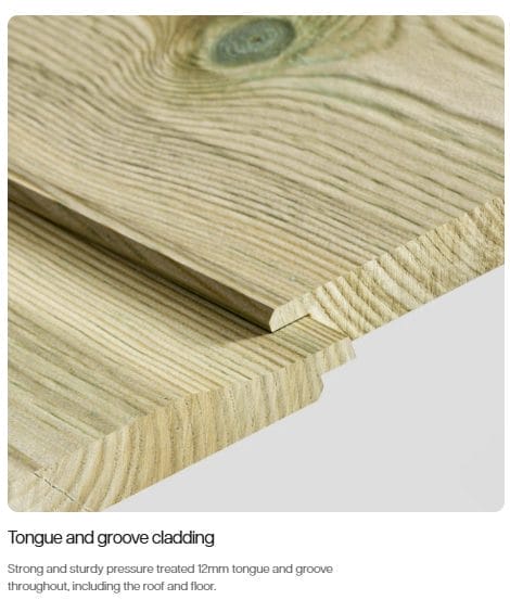 8×6 Premium Timber Apex Garden Shed - CoolaLiving.ie - %image_id%