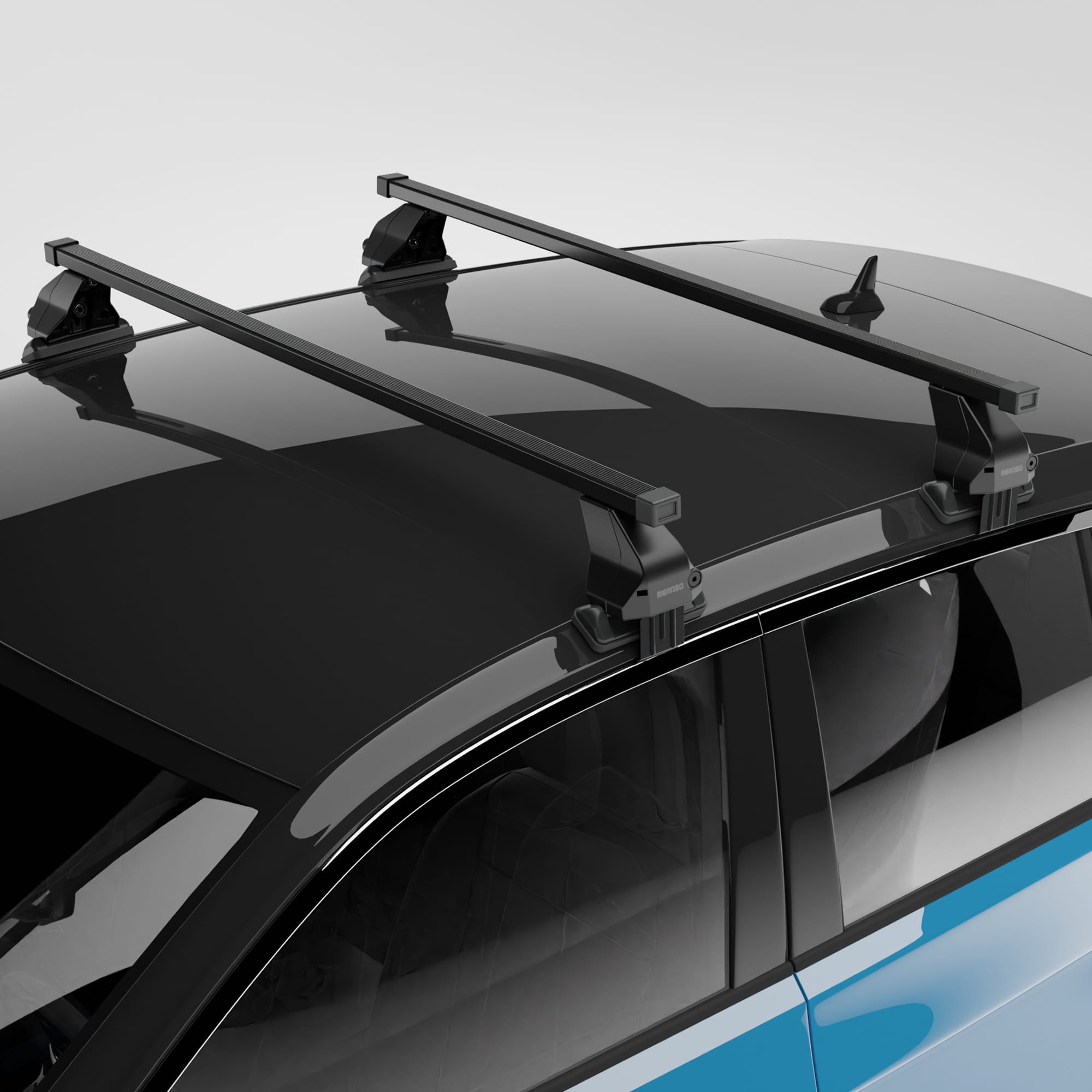Roof Rack Omega Black Bars Medium - CoolaLiving.ie - %image_id%