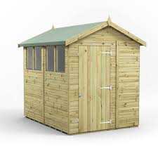 8×6 Premium Timber Apex Garden Shed - CoolaLiving.ie - %image_id%
