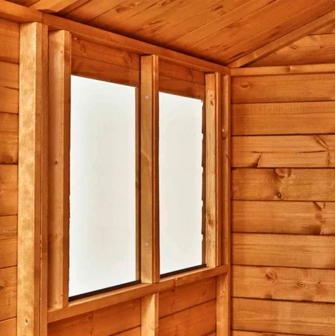 10x8 Timber Apex Shed with Windows & Double Doors - CoolaLiving.ie - %image_id%