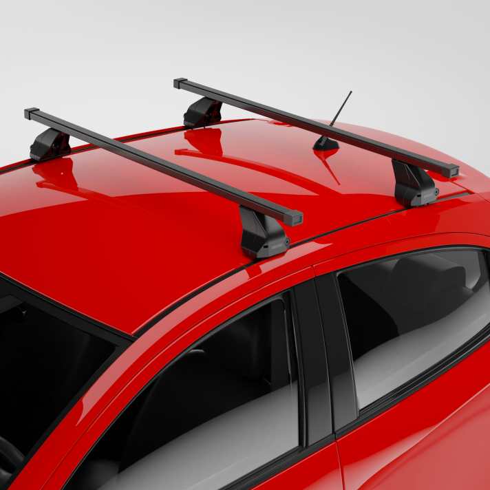 Roof Rack Omega Black Bars Medium - CoolaLiving.ie - %image_id%