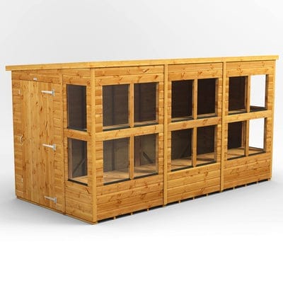 12x6 Deluxe Timber Pent Garden Potting Shed - CoolaLiving.ie - %image_id%