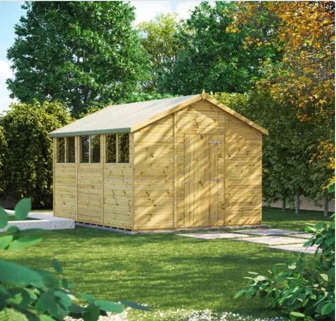 12x10 Premium Apex Garden Shed - CoolaLiving.ie - %image_id%