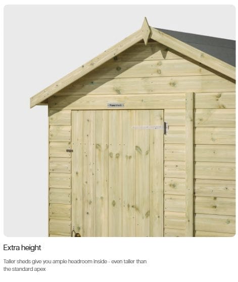 20x10 premium timber apex workshop shed - CoolaLiving.ie - %image_id%