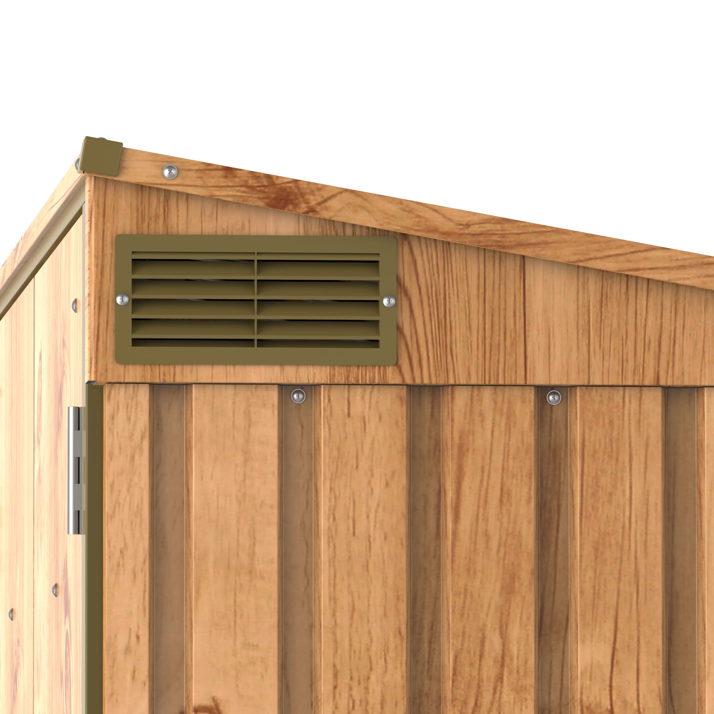 Duramax 5Γ3 Wheelie Bin Shed Brown - CoolaLiving.ie - %image_id%