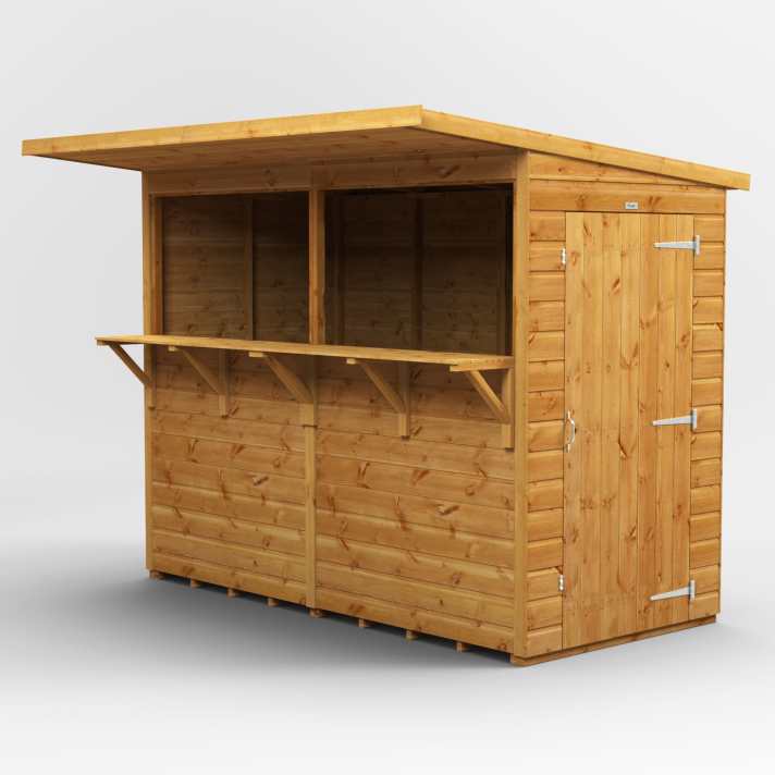 10x4 Deluxe Timber Pub Bar Shop Shed - CoolaLiving.ie - %image_id%