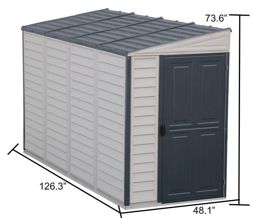 SideMate 4×10 Vinyl Garden Shed - CoolaLiving.ie - %image_id%
