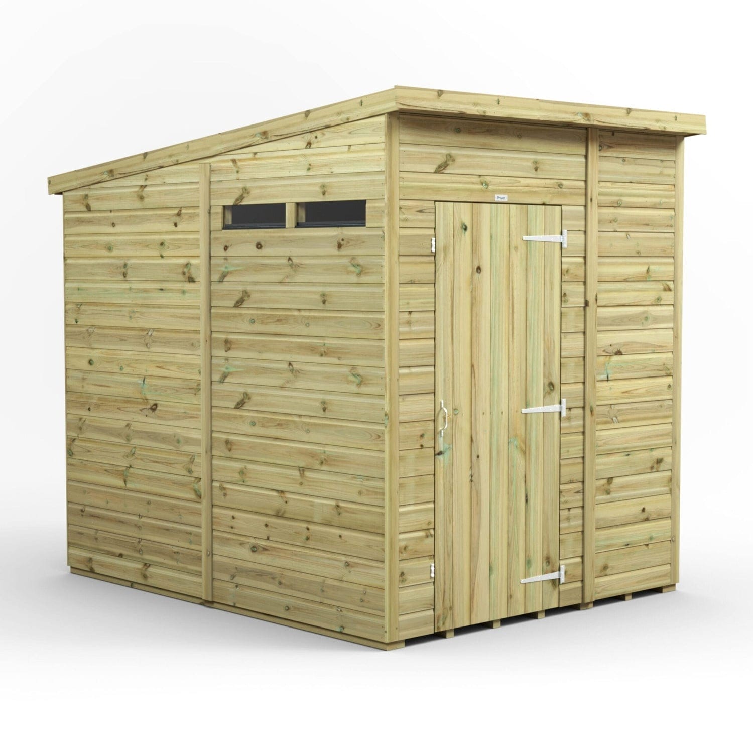 8x6 Premium Security Pent Shed - CoolaLiving.ie - %image_id%