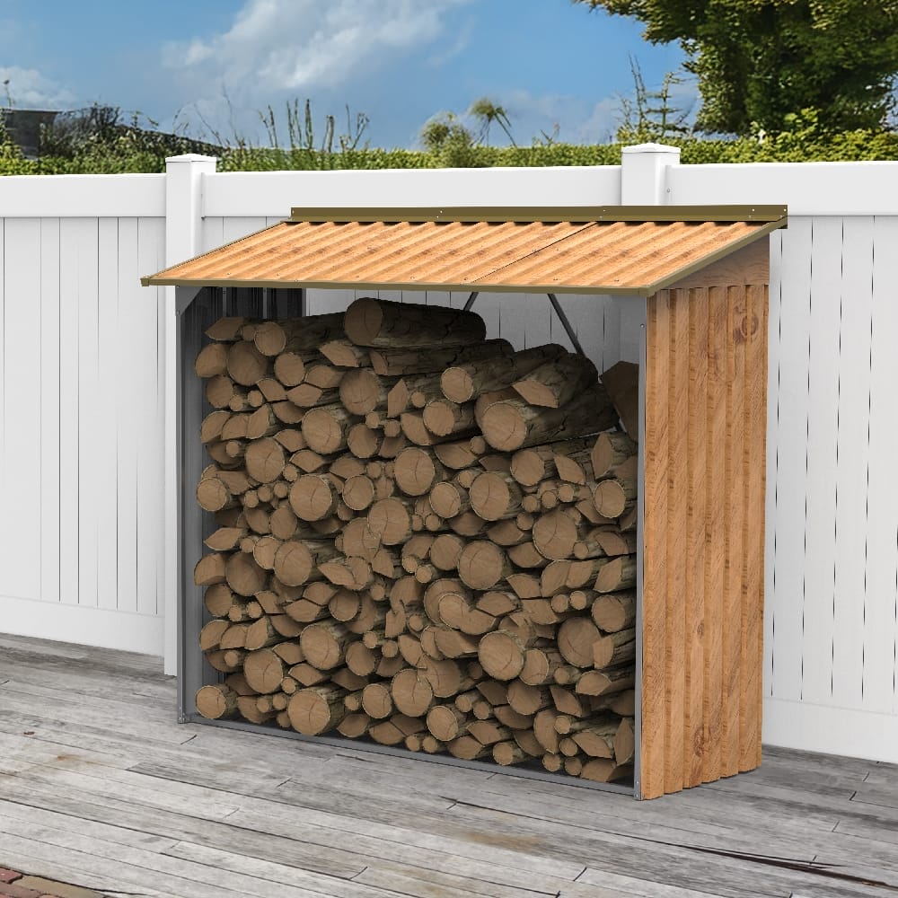 Coola Metal WoodStore 6×2 Log Store - CoolaLiving.ie - %image_id%